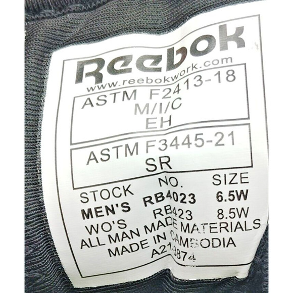 *NEW* Reebok RB4023 Mens 6.5 Womens 8.5 Sublite Legend Work Athletic Work Shoe - Picture 7 of 10